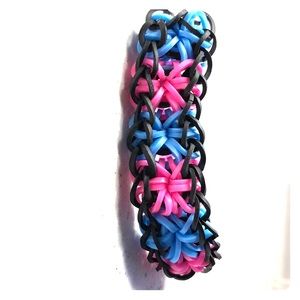 Rainbow loom Starburst bracelet